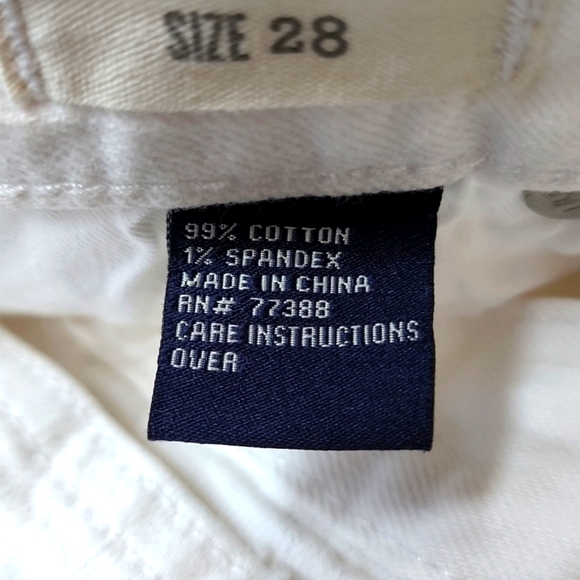 Madewell high waist cuffed white shorts Size 28 - Picture 7 of 15